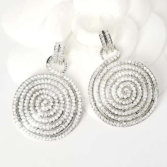 SueSue Jewelry - NEW Pave CZ Bling Earrings